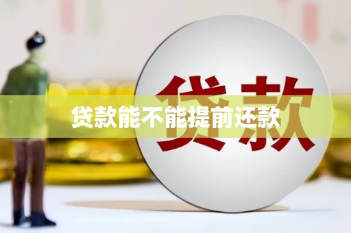 康定贷款能不能提前还款